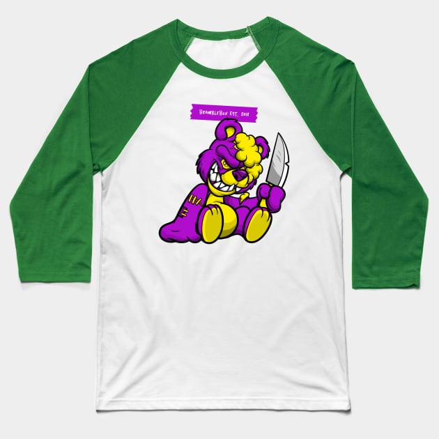 Gazza Grizzle IV Baseball T-Shirt by BrambleBoxDesigns